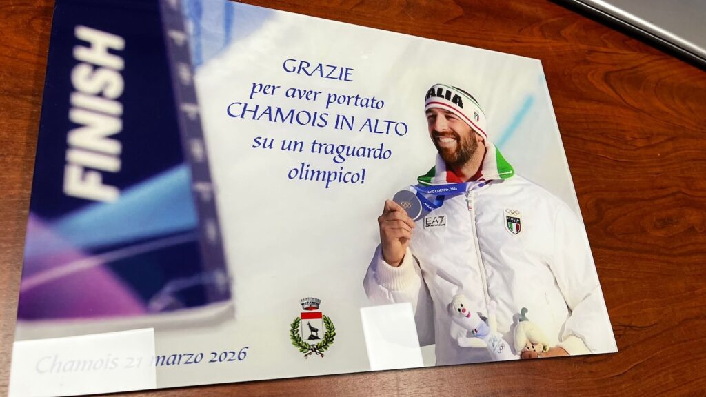 Chamois festeggia Lorenzo Sommariva