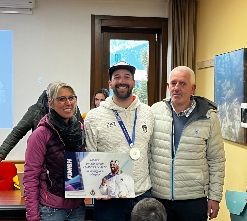 Chamois festeggia Lorenzo Sommariva