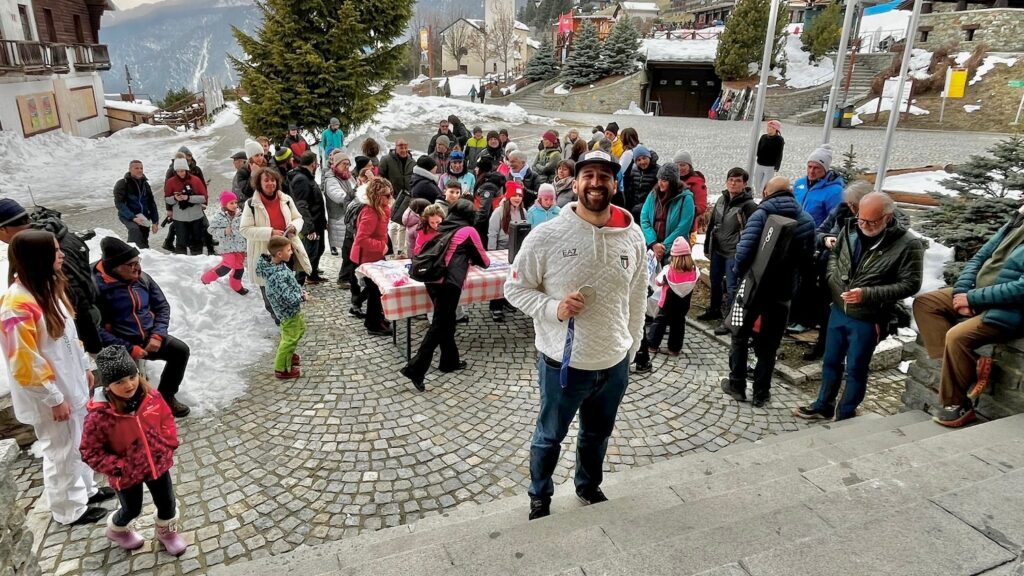 Chamois festeggia Lorenzo Sommariva