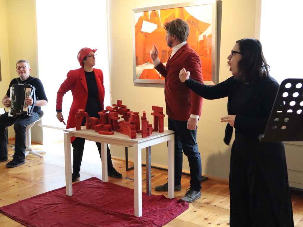 Opera teatrale con traduzione in LIS (Lingua Italiana dei Segni) - Cultura senza barriere al Baron Gamba di Châtillon Foto Alice Dufour