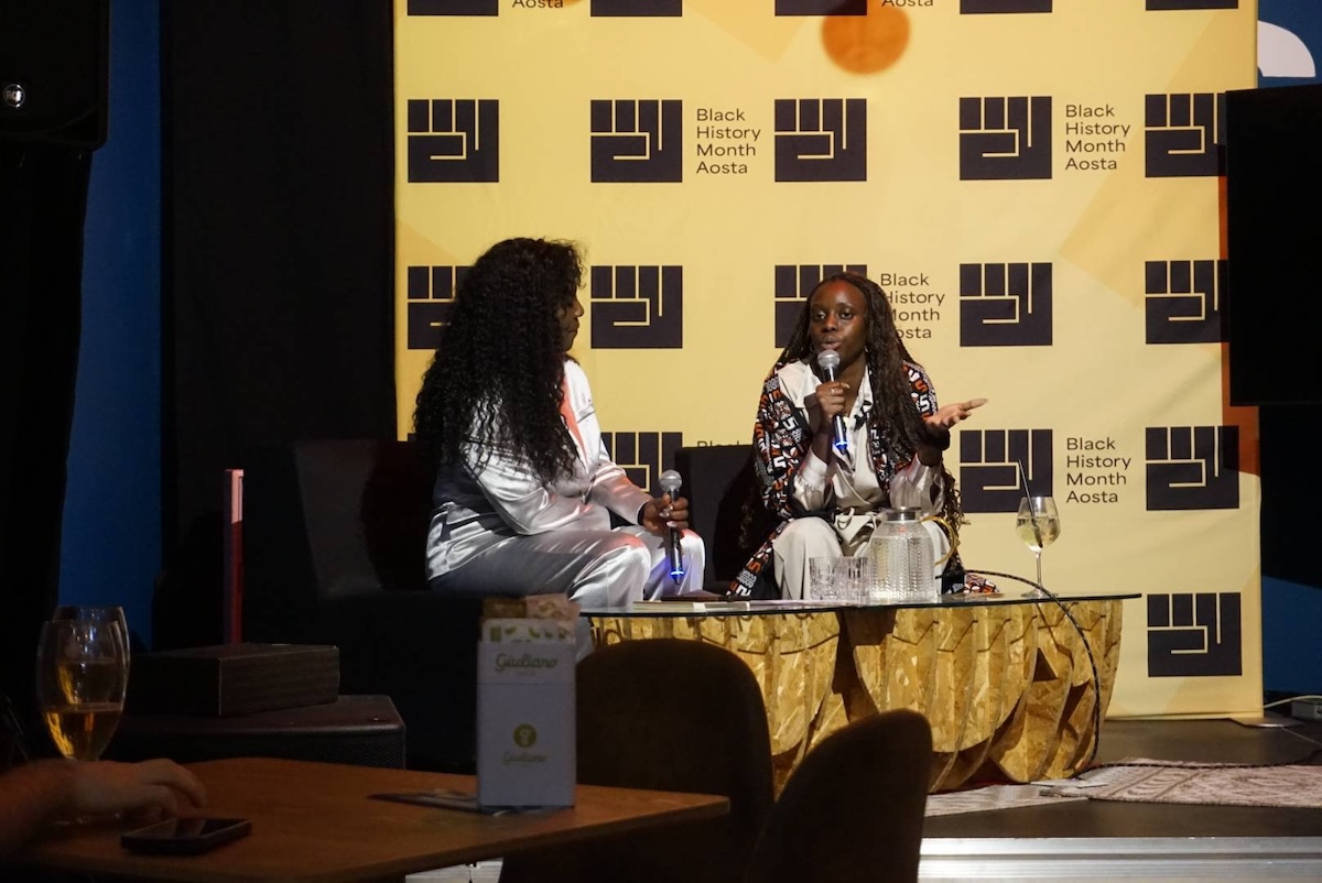 Nogaye Ndiaye, con Ranzie Mensah, ospite della rassegna Black History Month