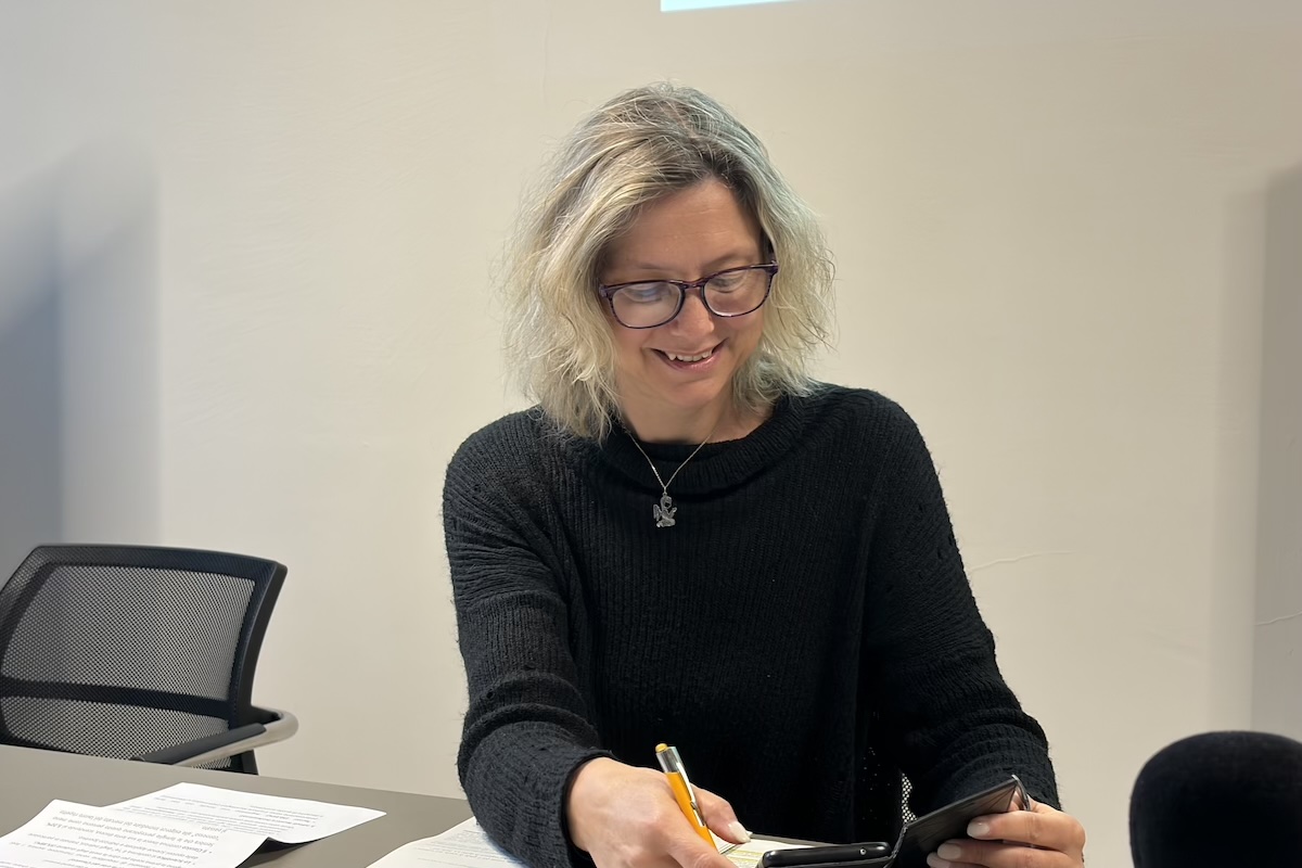 La sovrintendente agli Studi Marina Fey