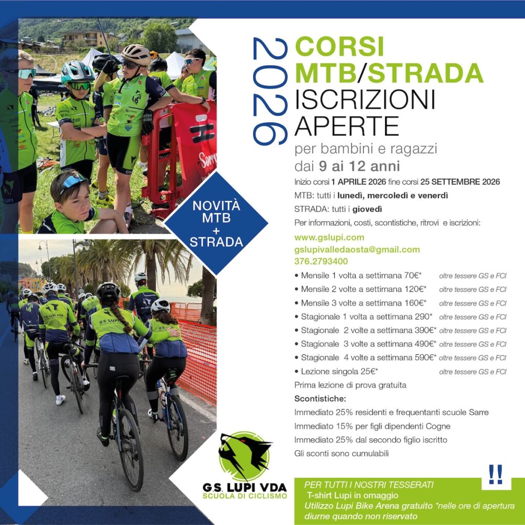 Locandine corsi ciclismo gs lupi