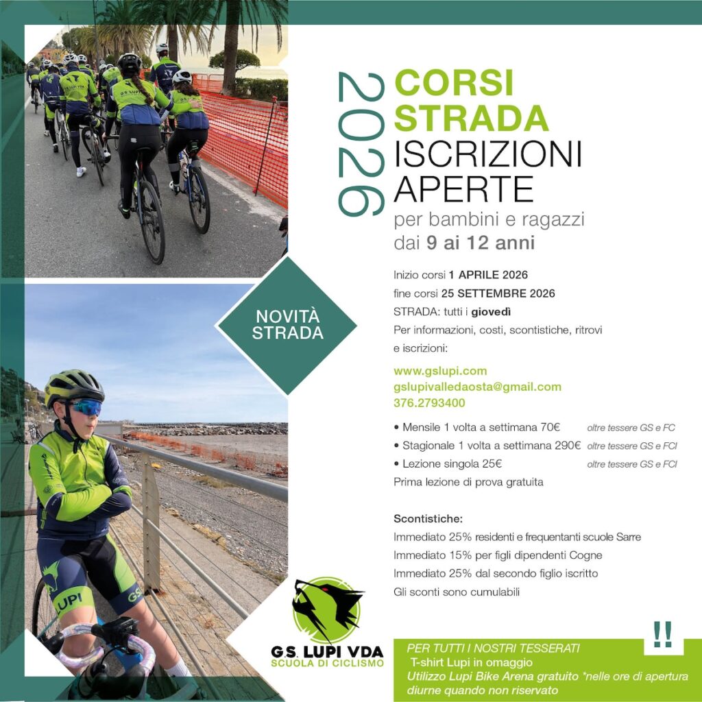 Locandine corsi ciclismo gs lupi