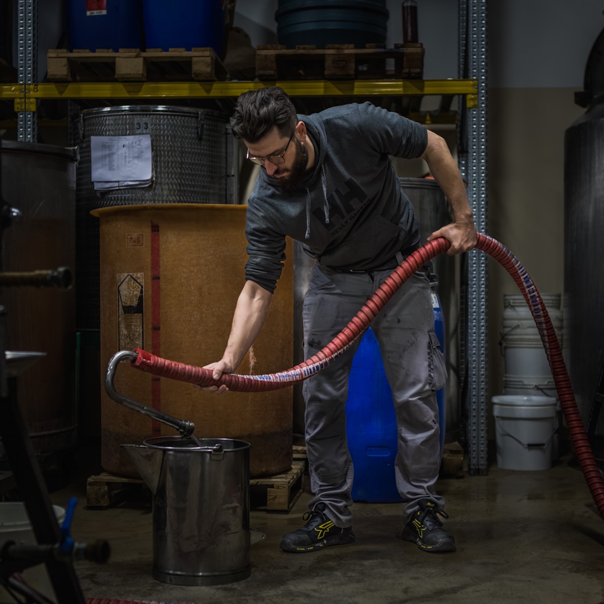La zona liquori di delle delle Distillerie St. Roch - Levi – Ottoz - Foto Stopdown SC
