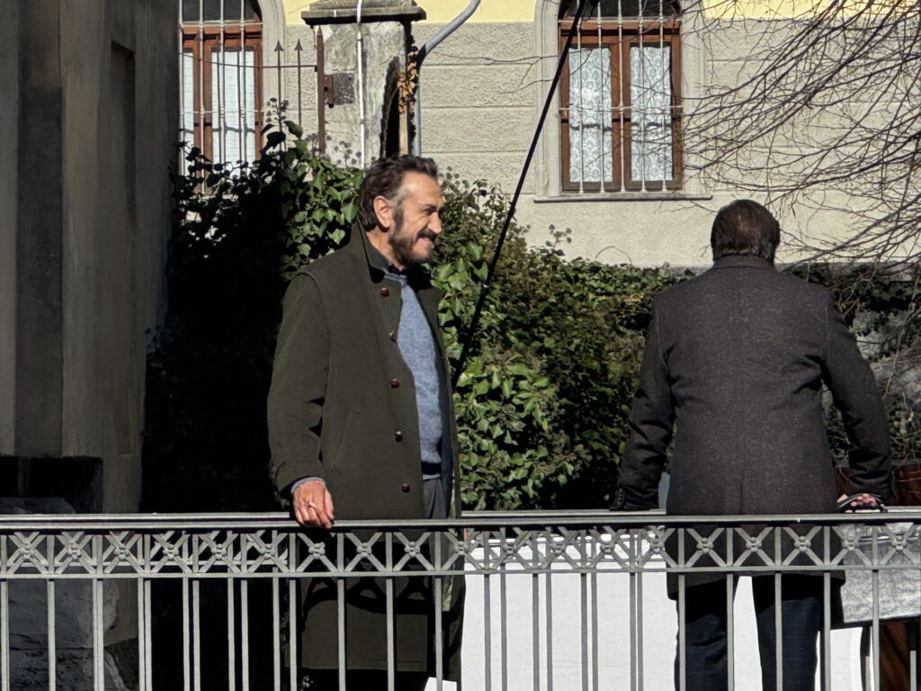 Riprese Rocco Schiavone zona cattedrale di aosta