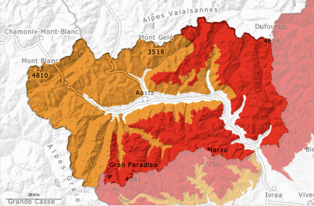 Valanghe Grado di pericolo Forte