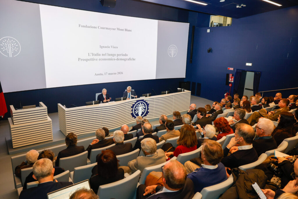 Ignazio Visco UniVDA anni Fondazione Courmayeur marzo Ph M Vignolini
