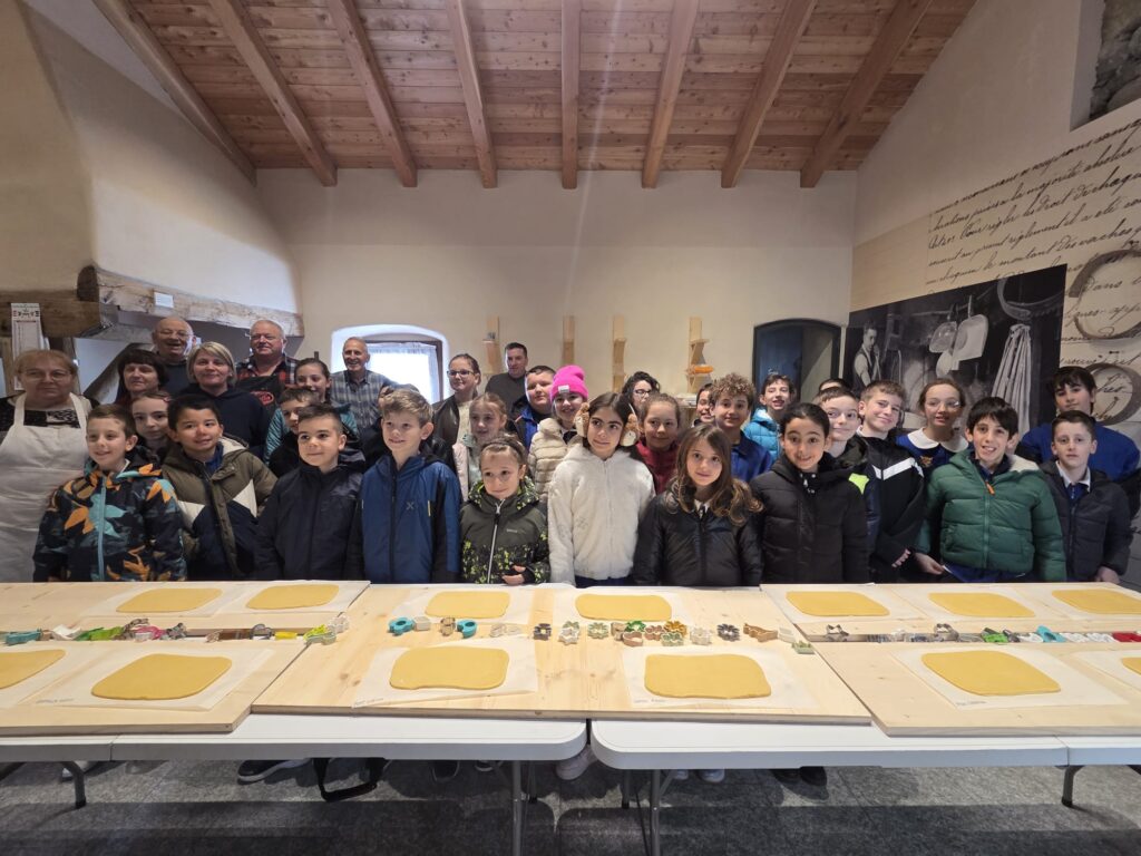 Visita al forno scuole di Pollein