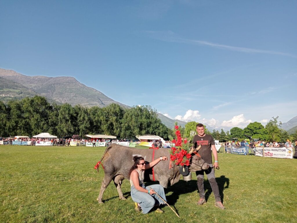 Stefano Charrier ha presentato alla Grand Place la sua Negrò, una delle regine più forti ammirate negli ultimi anni: oggi l’ennesimo successo a Pollein