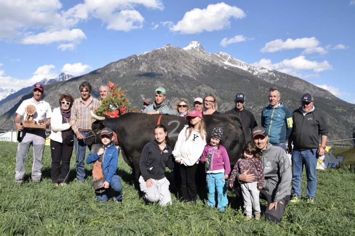 Caprice, vincitrice a Gignod in prima categoria