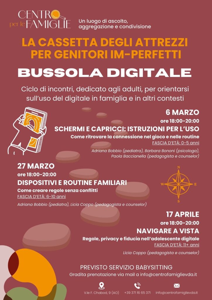 Centro per le famiglie - bussola digitale