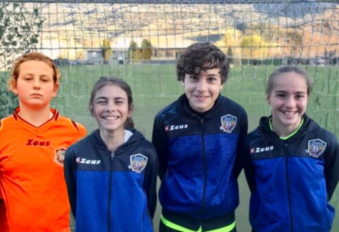 Quattro giovani Under12 dell’Aosta Calcio chiamate ad allenarsi con la Juventus