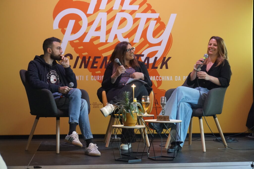 Cinema Talk Jean Claude Chincheré Fabiola Megna e Elettra Gallone ph Simone Mombelli
