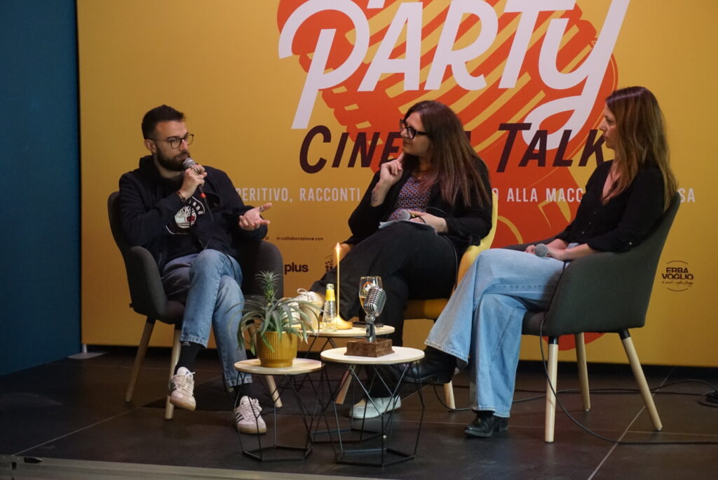 Cinema Talk Jean Claude Chincheré Fabiola Megna e Elettra Gallone ph Simone Mombelli