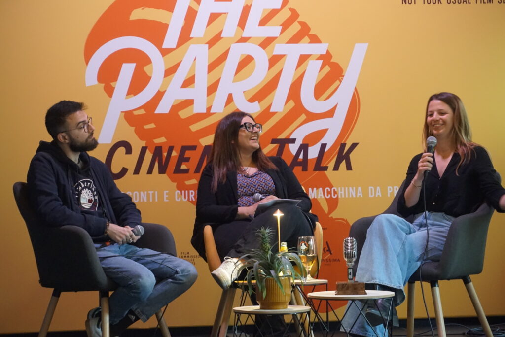 Cinema Talk Jean Claude Chincheré Fabiola Megna e Elettra Gallone ph Simone Mombelli