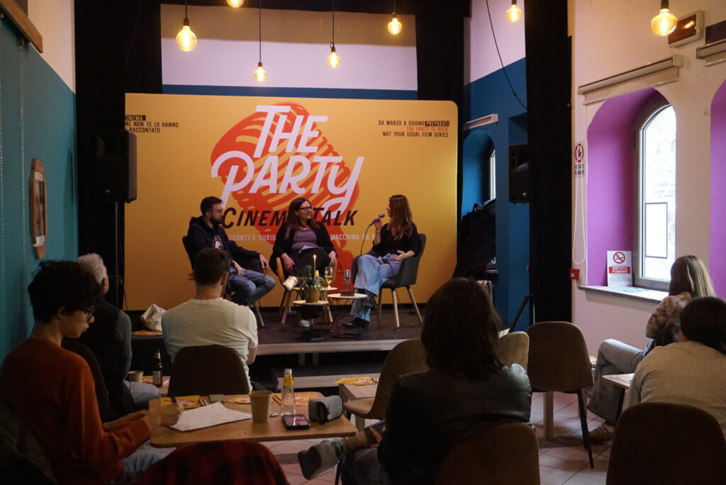 Cinema Talk Jean Claude Chincheré Fabiola Megna e Elettra Gallone ph Simone Mombelli