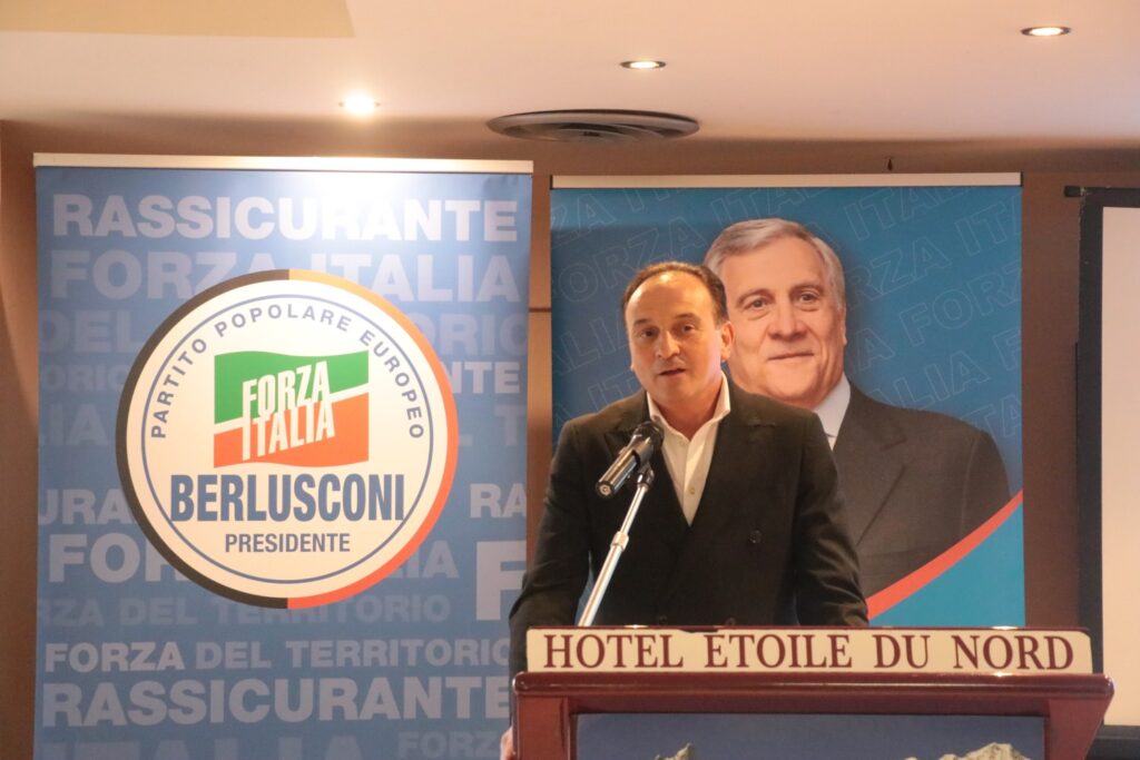 Congresso regionale Forza Italia Valle d Aosta Alberto Cirio rid