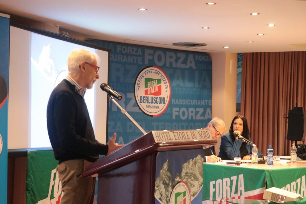Congresso regionale Forza Italia Valle d Aosta Andrea Celesia rid