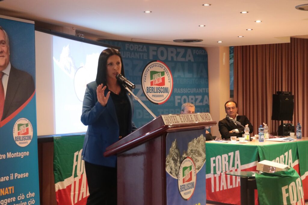 Congresso regionale Forza Italia Valle d Aosta Emily Rini () rid