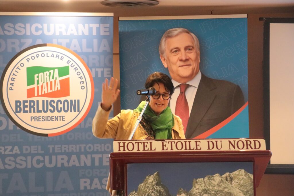 Congresso regionale Forza Italia Valle d Aosta Gabriella Patacchini rid