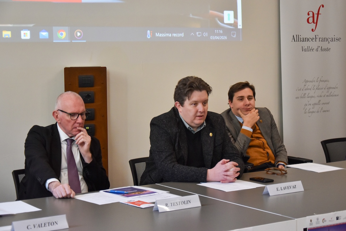 Da sx: Testolin, Lavevaz e Lotto