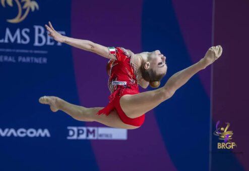 Podio sfiorato per Elodie Godioz alle International Rhythmic Gymnastics World Cup Series