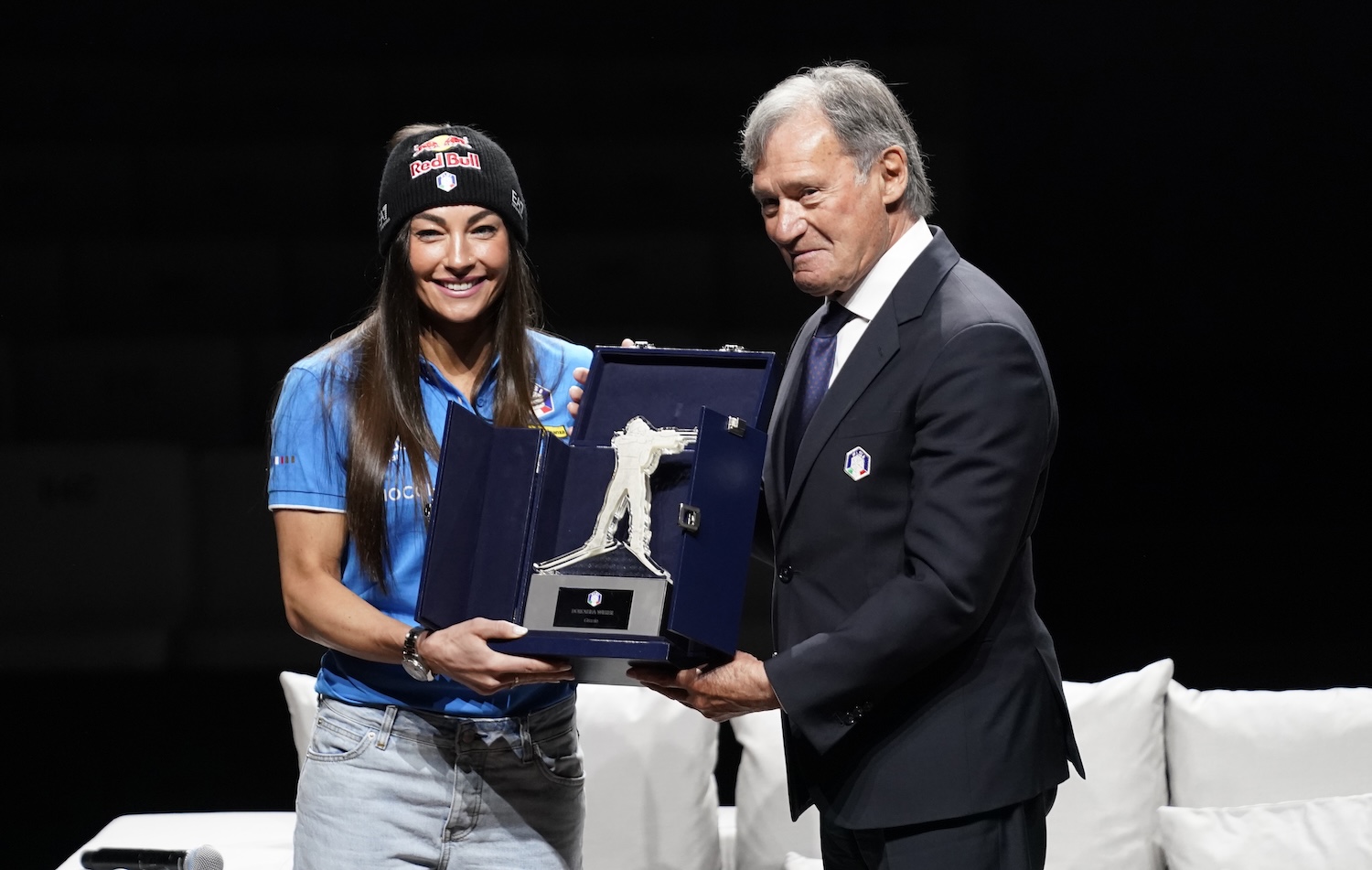Fisi Media Day Milano :: Fisi Media Day Flavio Roda e Dorothea Wierer Photo Gio Auletta:Pentaphoto
