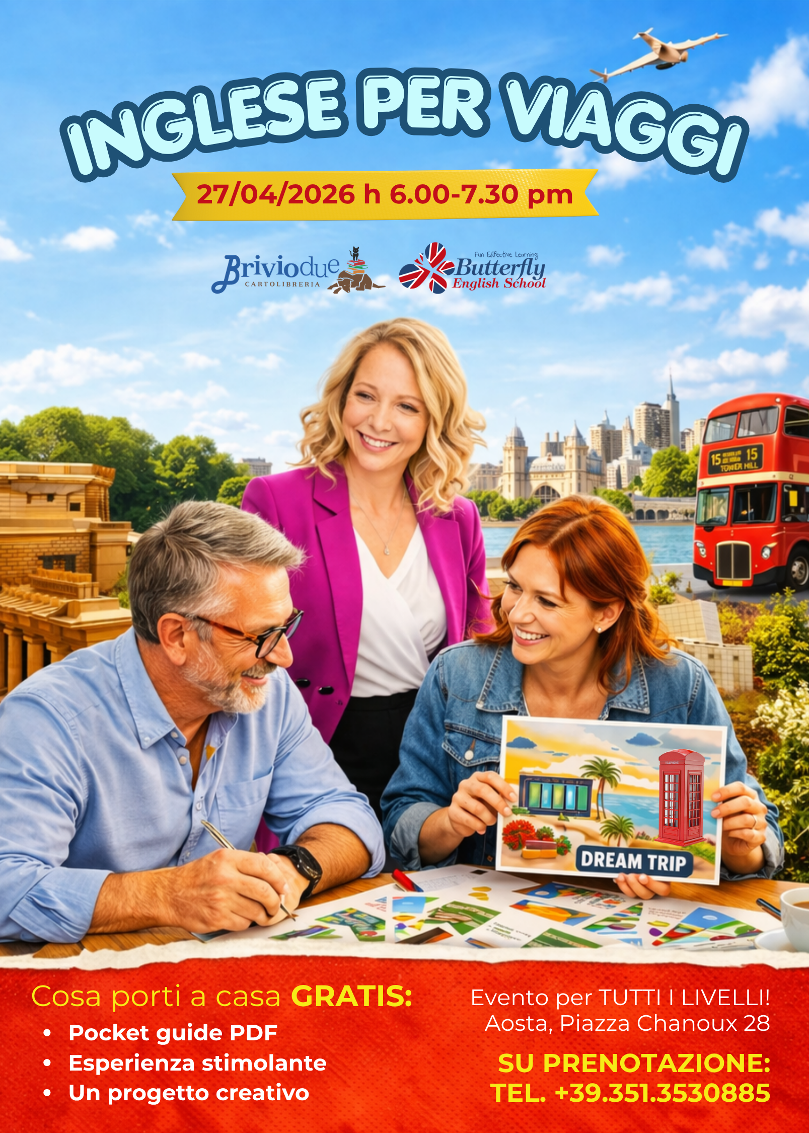 INGLESE PER VIAGGI BUTTERFLY