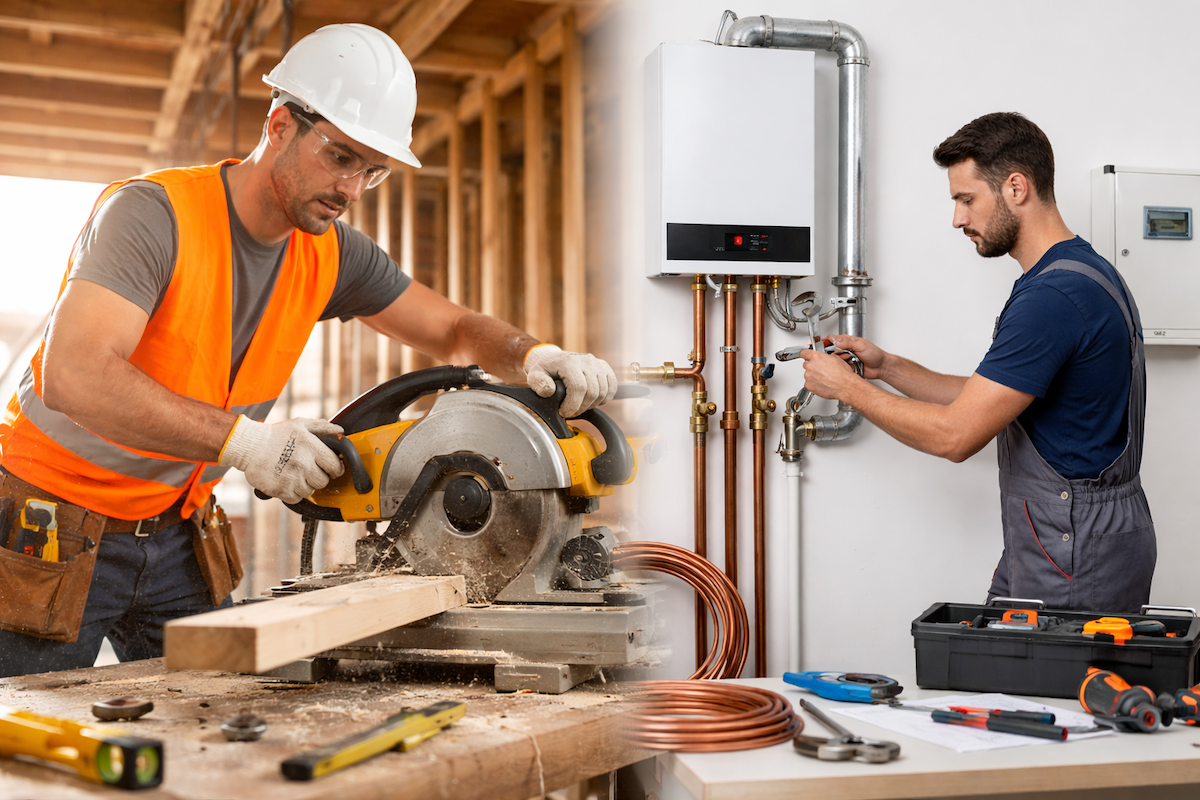 Corso in Edilizia e Termoidraulica Cnos/Fap - Immagine generata con l'AI