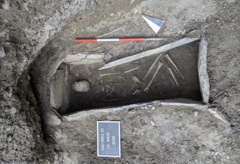 A La Salle dal cantiere emerge una necropoli di 7mila anni fa
