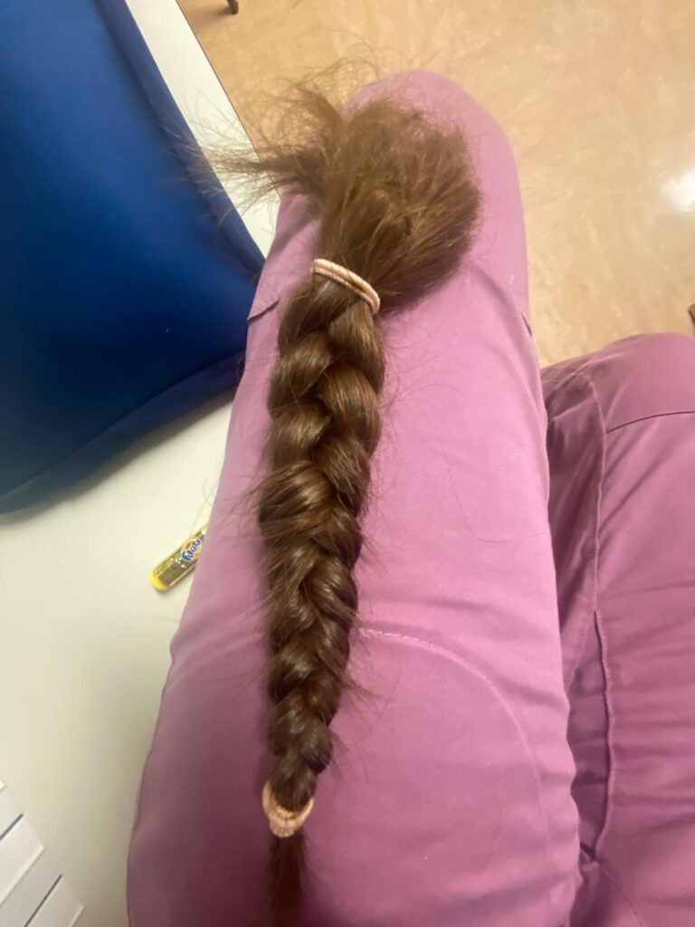 La treccia di Anais Fregnani