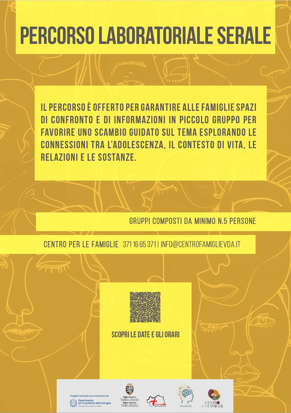 Centro famiglie - laboratorio serale