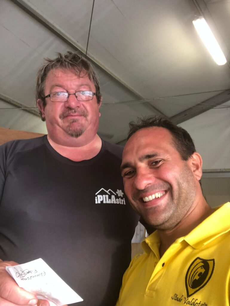 Thierry Debove con Francesco Fida