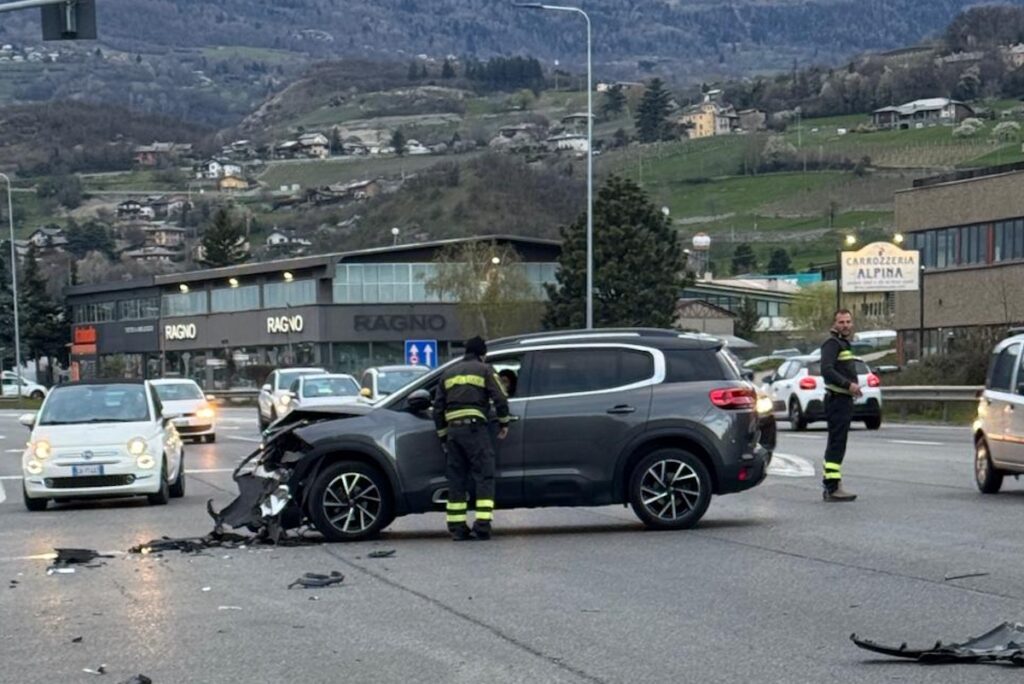 L'incidente stradale a Saint-Christophe