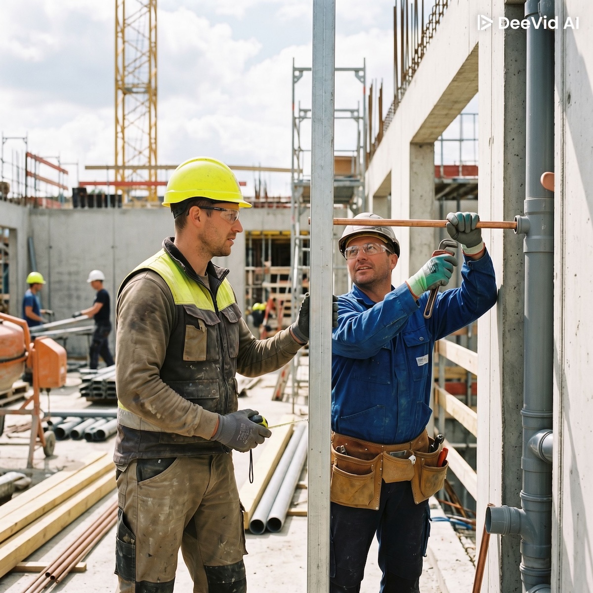 Corso in Edilizia e Termoidraulica Cnos/Fap - Immagine generata con l'AI