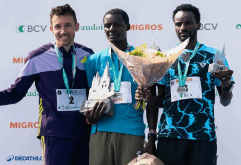 Xavier Chevrier è secondo alla 20 km di Losanna