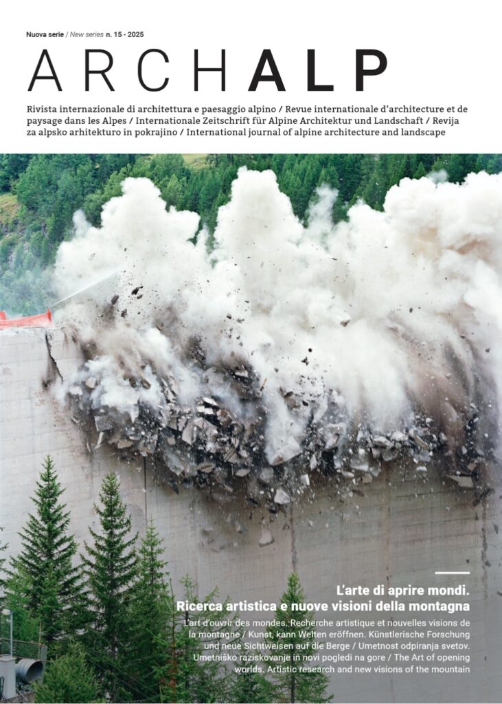 1 Copertina rivista ArchAlp n. 15