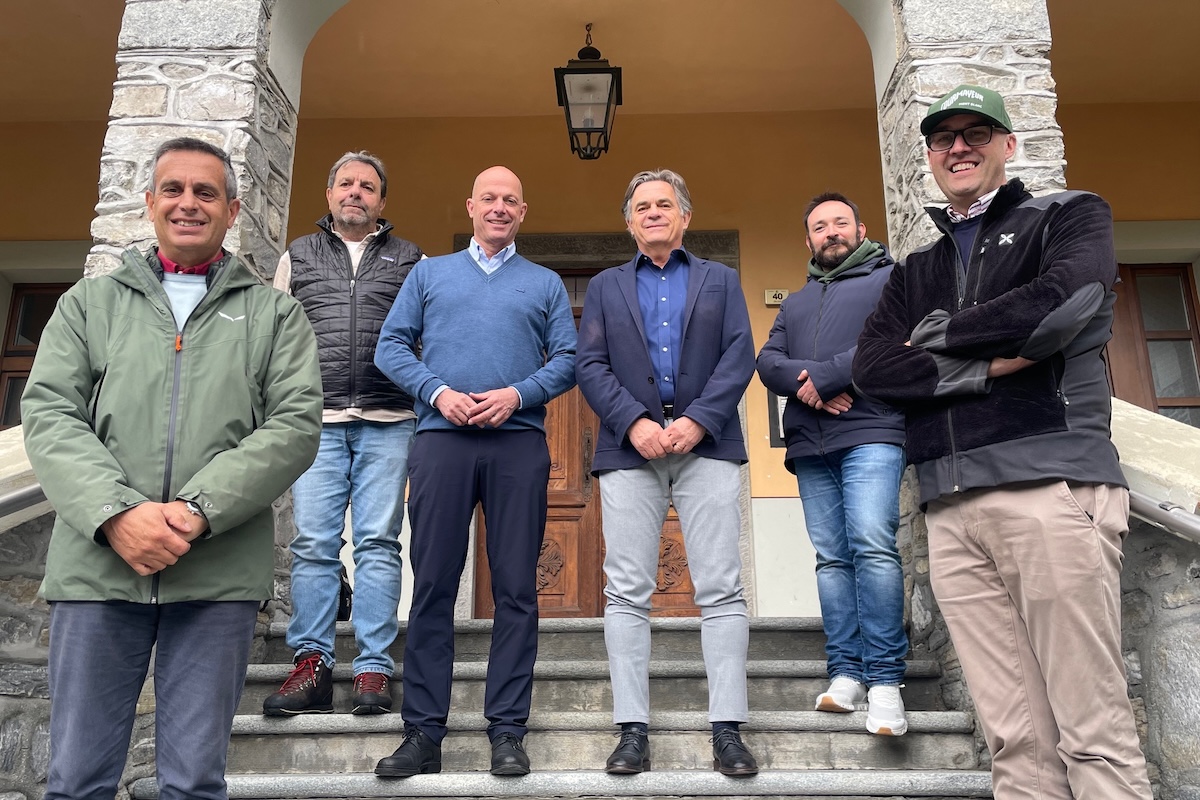 Da sx: Ephrem Truchet, Massimo Rey, François-Xavier Laffin, Roberto Rota, Simone Casale Brunet e Federico Perrin