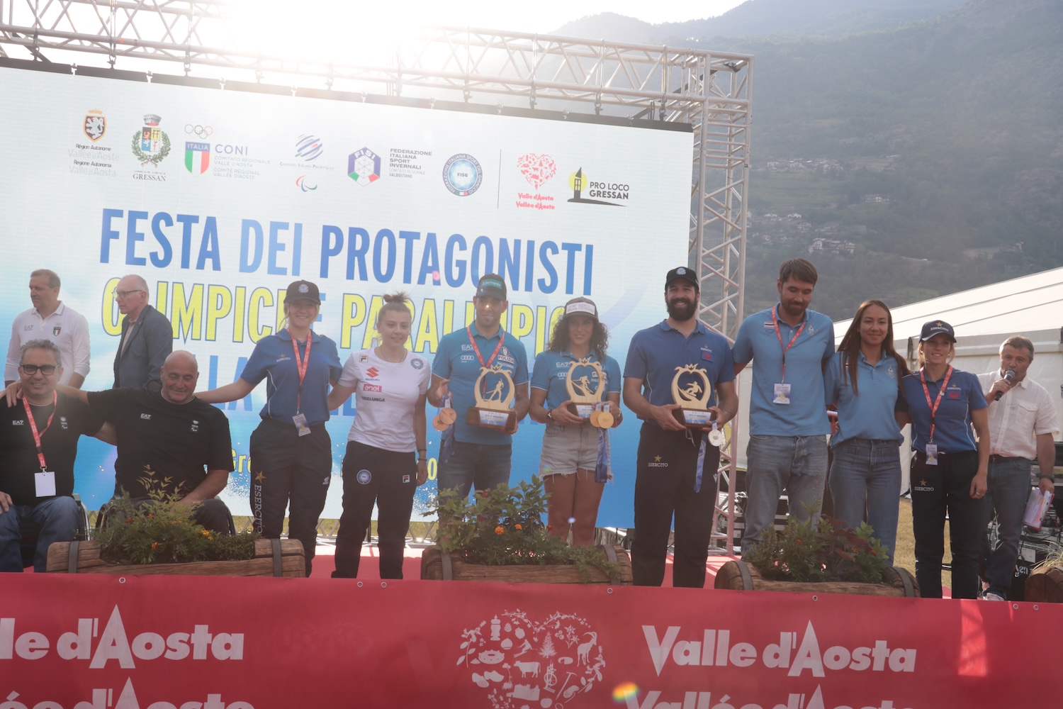 Festa olimpionici Valle d