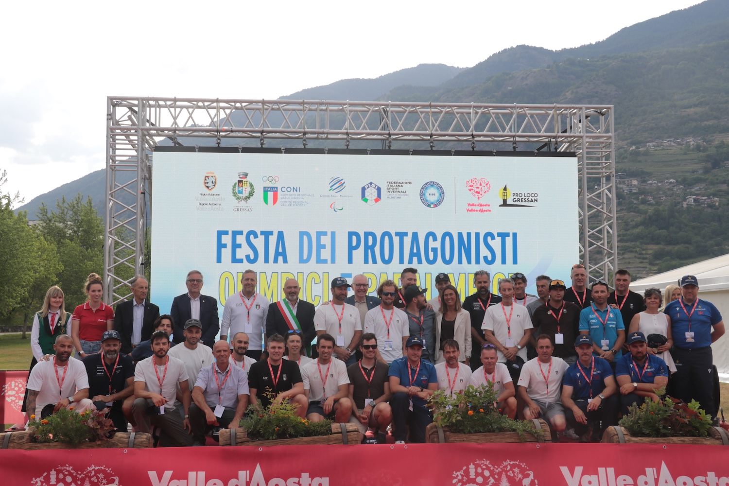 Festa olimpionici Valle d