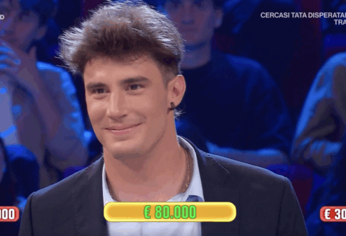 Gilles Vacquin trionfa ad Affari Tuoi: il 24enne di Brusson torna a casa con 80mila euro