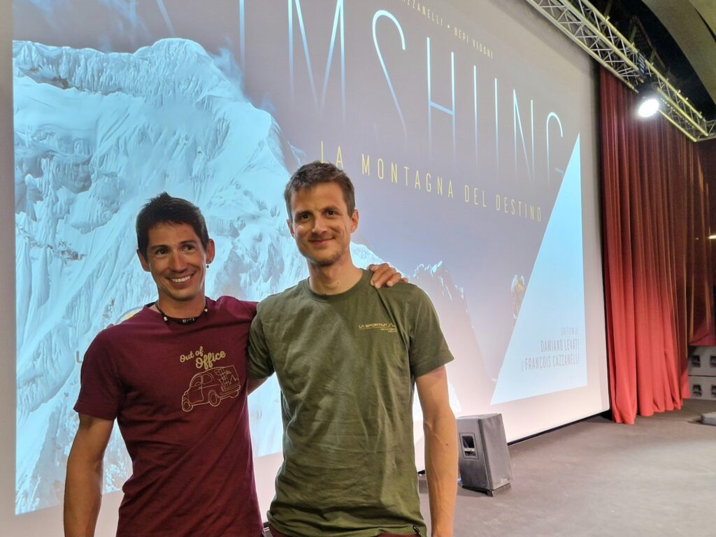 Gli alpinisti François Cazzanelli e Bepi Vidoni Proiezione film Kimshung
