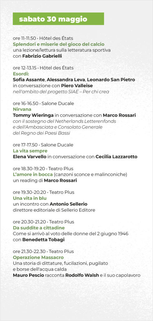 Grande invasione - programma 2