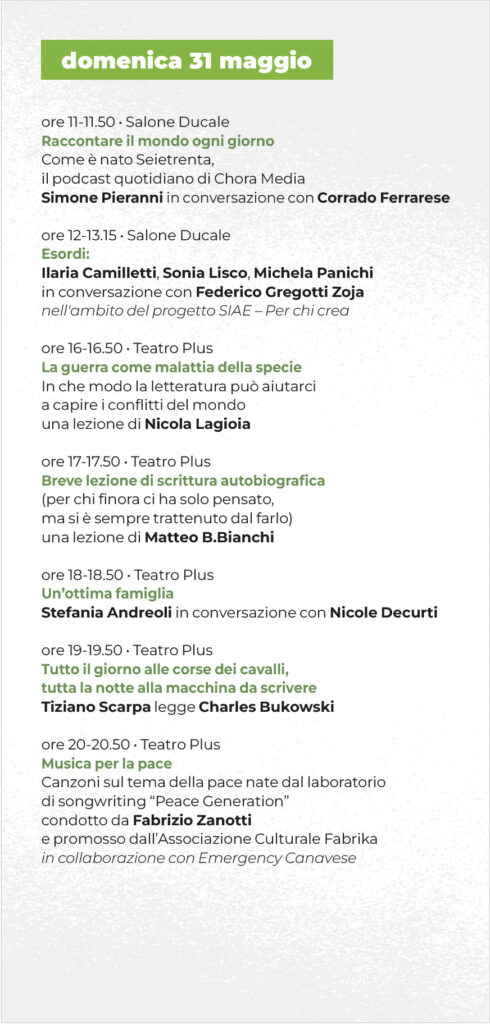 Grande invasione - programma 3