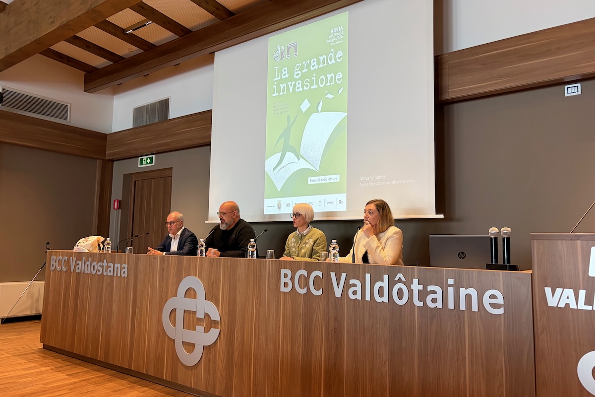 La presentazione della terza edizione de La grande invasione ad Aosta
