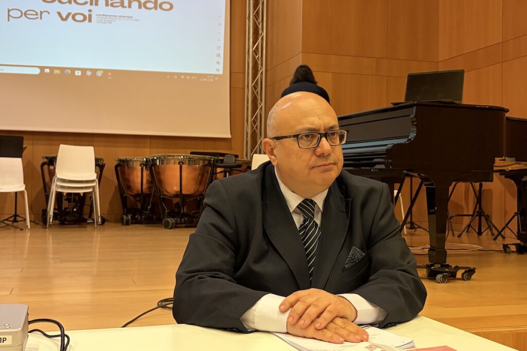 Il direttore del Conservatoire Claudio Montesano