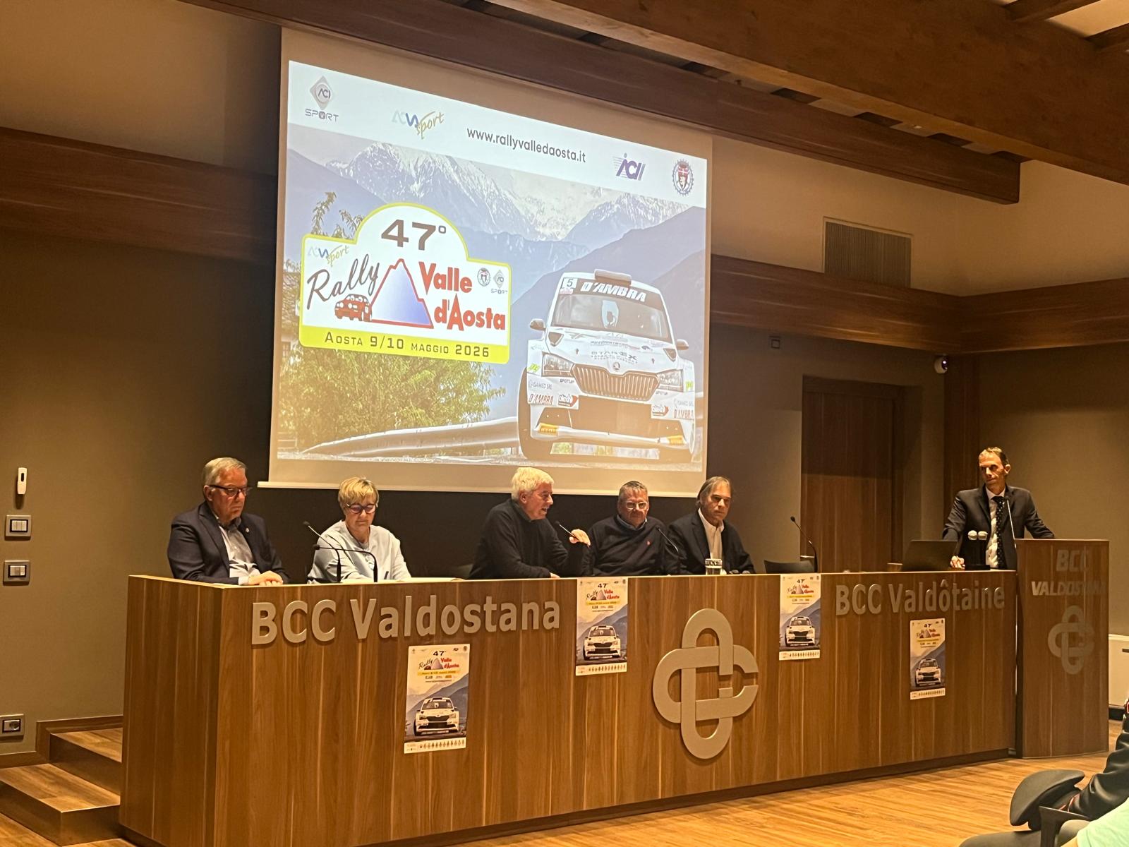 Presentazione Rally Valle D'Aosta