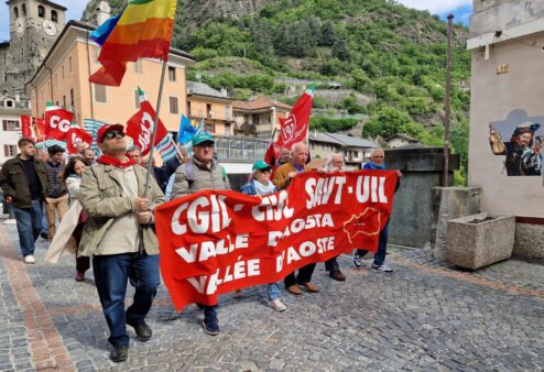 “Il lavoro deve restare una certezza”: le organizzazioni sindacali riunite a Verrès per il Primo Maggio
