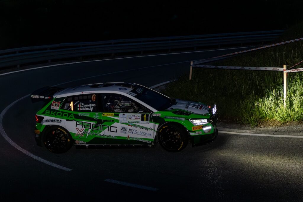 Rally VDA notturna Andrea Cozza